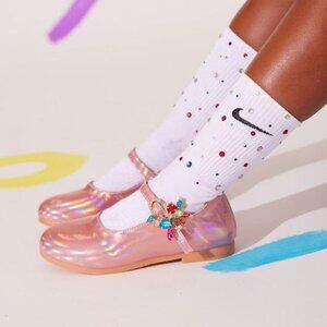 Lola and the boys Gem Hologram Ballet Flats